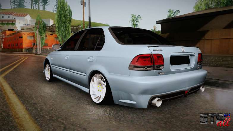 Honda Civic Turbo для GTA San Andreas багажник сзади