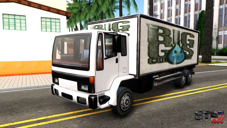 DFT-30 Box Truck для GTA San Andreas вид спереди