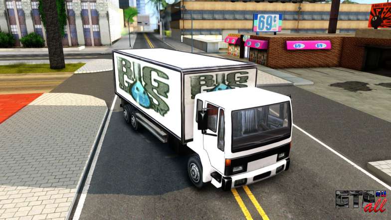 DFT-30 Box Truck для GTA San Andreas фронтальный вид