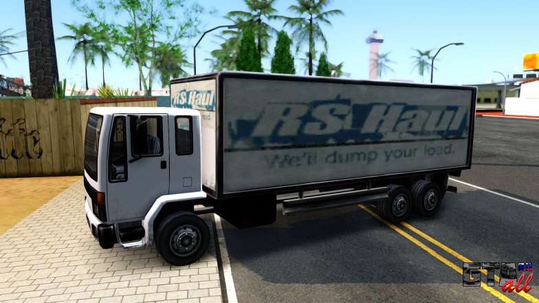 DFT-30 Box Truck для GTA San Andreas вид сбоку