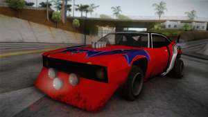 Ford Falcon 1972 Red Bat для GTA San Andreas вид спереди