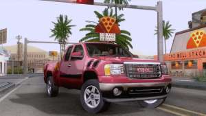 GMC Sierra 2015 для GTA San Andreas вид спереди