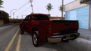 GMC Sierra 2015 для GTA San Andreas задняя часть