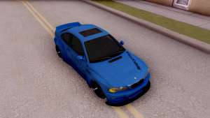 BMW M3 E46 Liberty Walk для GTA San Andreas вид сверху