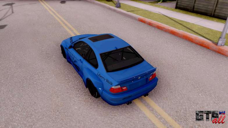 BMW M3 E46 Liberty Walk для GTA San Andreas крыша