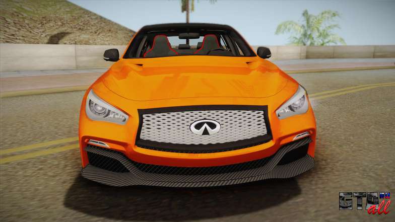 Infiniti Q50 Eau Rouge 2014 для GTA San Andreas фронтальный вид