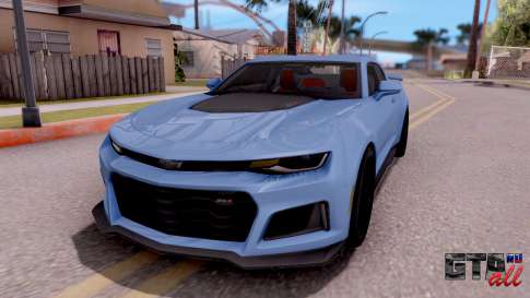 Chevrolet Camaro ZL1 2017 для GTA San Andreas вид спереди