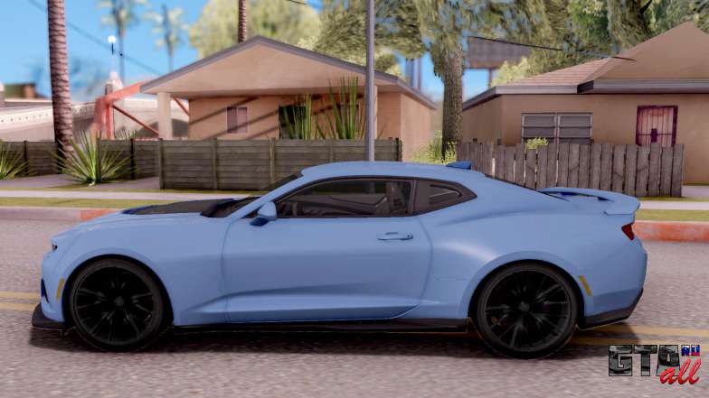 Chevrolet Camaro ZL1 2017 для GTA San Andreas вид сбоку