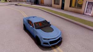 Chevrolet Camaro ZL1 2017 для GTA San Andreas крыша