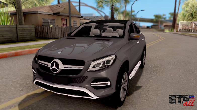 Mercedes-Benz GLE 350d для GTA San Andreas вид спереди