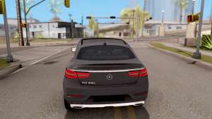 Mercedes-Benz GLE 350d для GTA San Andreas вид сзади