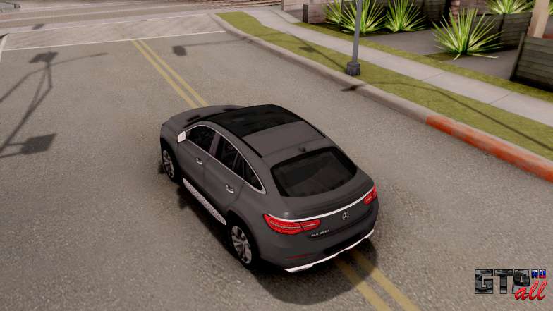 Mercedes-Benz GLE 350d для GTA San Andreas крыша сзади