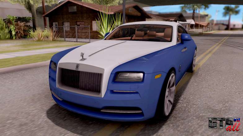 Rolls-Royce Wraith v2 для GTA San Andreas вид спереди