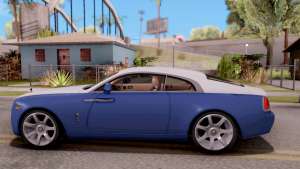 Rolls-Royce Wraith v2 для GTA San Andreas вид сбоку