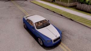 Rolls-Royce Wraith v2 для GTA San Andreas сверху