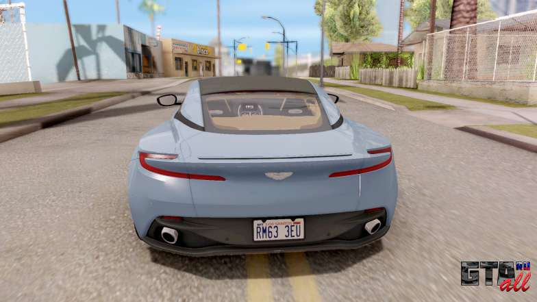 Aston Martin DB11 2017 для GTA San Andreas вид сзади