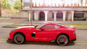 Dodge Viper GTS для GTA San Andreas вид сбоку