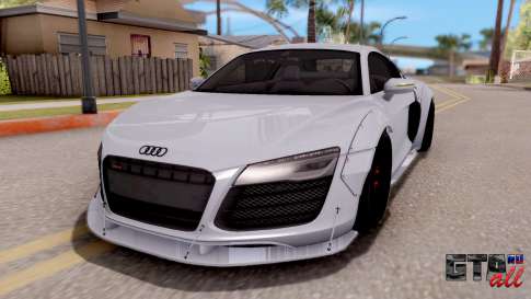 Audi R8 V10 Plus LB Performance для GTA San Andreas вид спереди