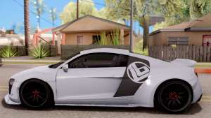 Audi R8 V10 Plus LB Performance для GTA San Andreas сбоку