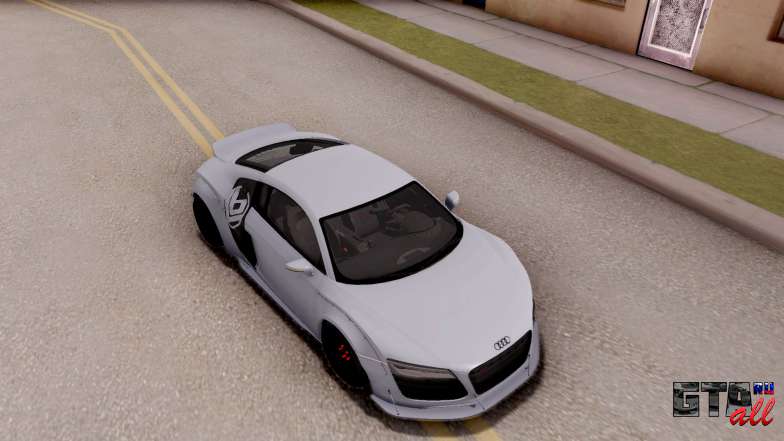 Audi R8 V10 Plus LB Performance для GTA San Andreas вид сверху