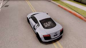 Audi R8 V10 Plus LB Performance для GTA San Andreas задние фары