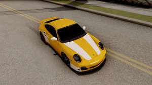 Porsche 911 Turbo 2007 для GTA San Andreas вид сверху