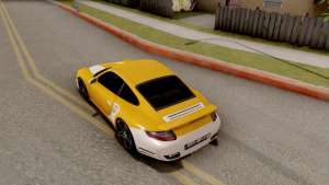 Porsche 911 Turbo 2007 для GTA San Andreas задняя часть