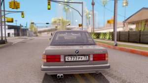 BMW E30 320i для GTA San Andreas вид сзади