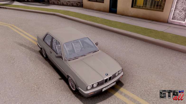 BMW E30 320i для GTA San Andreas вид сверху