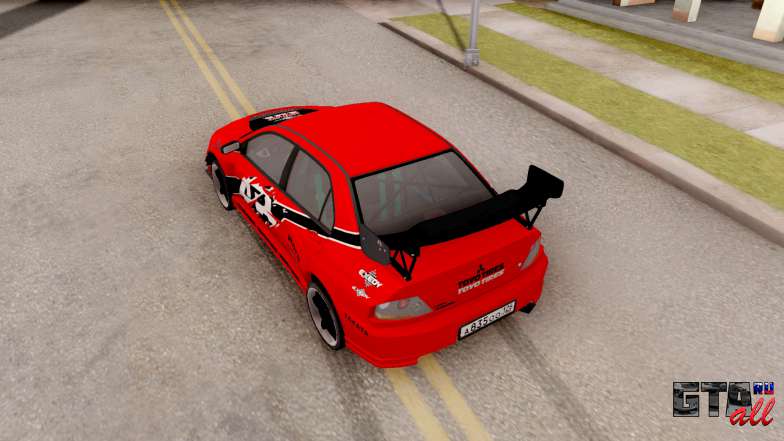 Mitsubishi Lancer IX APR для GTA San Andreas задняя часть