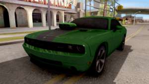 Dodge Challenger SRT-8 2010 Ben 10 Alien Swarm для GTA San Andreas вид спереди