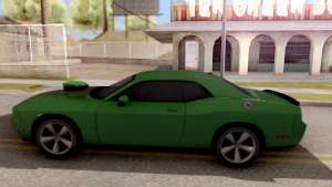 Dodge Challenger SRT-8 2010 Ben 10 Alien Swarm для GTA San Andreas вид сбоку