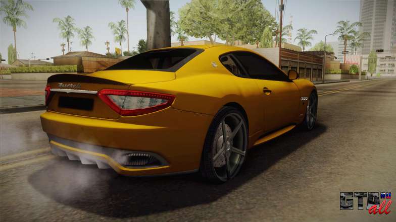 Maserati GranTurismo Sport v2 для GTA San Andreas задняя часть