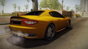 Maserati GranTurismo Sport v2 для GTA San Andreas задняя часть