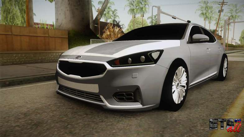 Kia Cadenza 2017 для GTA San Andreas вид спереди