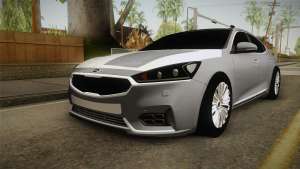 Kia Cadenza 2017 для GTA San Andreas вид спереди