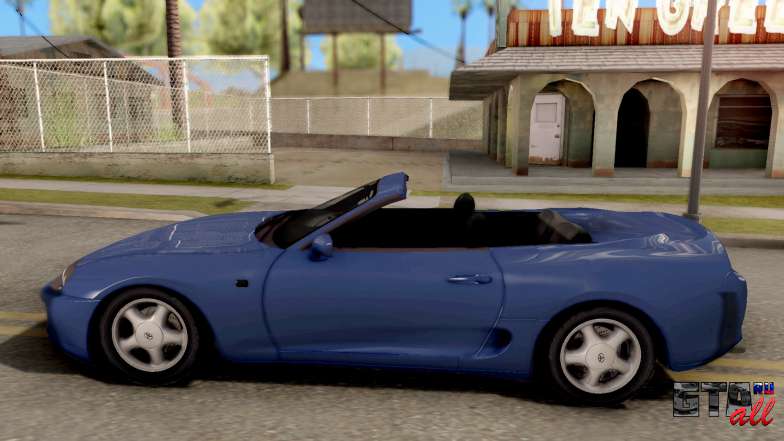 Toyota Supra Cabrio для GTA San Andreas вид сбоку