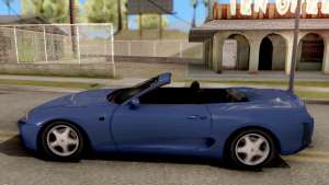 Toyota Supra Cabrio для GTA San Andreas вид сбоку