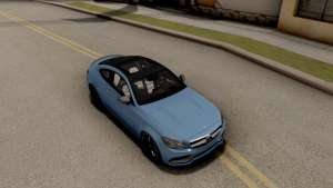 Mercedes-Benz C63S AMG Coupe для GTA San Andreas вид сверху