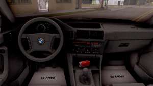 BMW 5-er E34 Touring Stock для GTA San Andreas интерьер