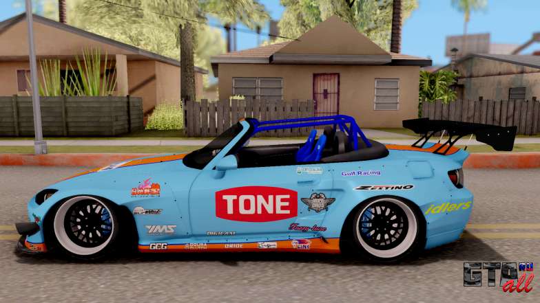 Honda S2000 Pandem Gulf Racing для GTA San Andreas сбоку