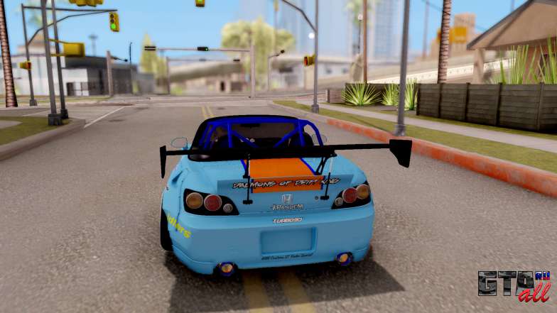 Honda S2000 Pandem Gulf Racing для GTA San Andreas сзади