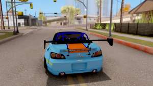 Honda S2000 Pandem Gulf Racing для GTA San Andreas сзади