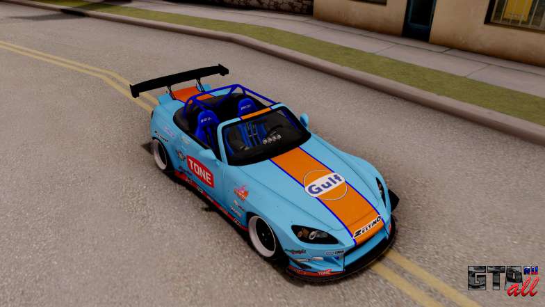 Honda S2000 Pandem Gulf Racing для GTA San Andreas сверху