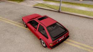 Volkswagen Scirocco Mk2 Stock для GTA San Andreas вид сзади