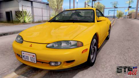 Mitsubishi Eclipse GST 1995 для GTA San Andreas вид спереди