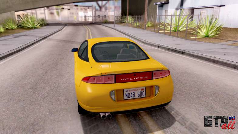 Mitsubishi Eclipse GST 1995 для GTA San Andreas вид сзади