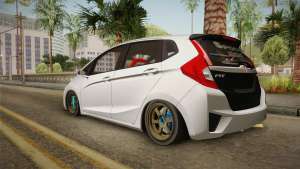 Honda Jazz GK FIT RS v2 для GTA San Andreas сзади вид