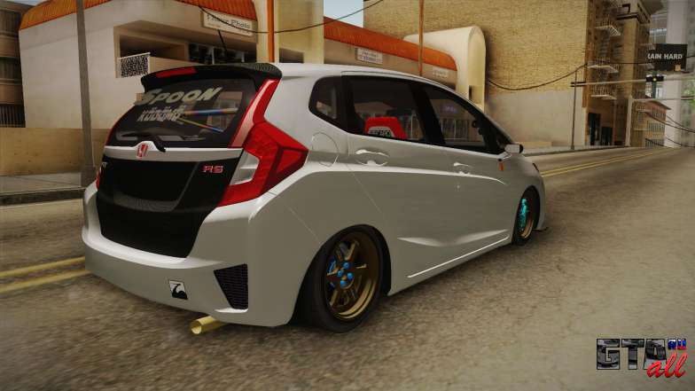 Honda Jazz GK FIT RS v2 для GTA San Andreas задняя часть