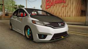 Honda Jazz GK FIT RS v2 для GTA San Andreas спереди вид